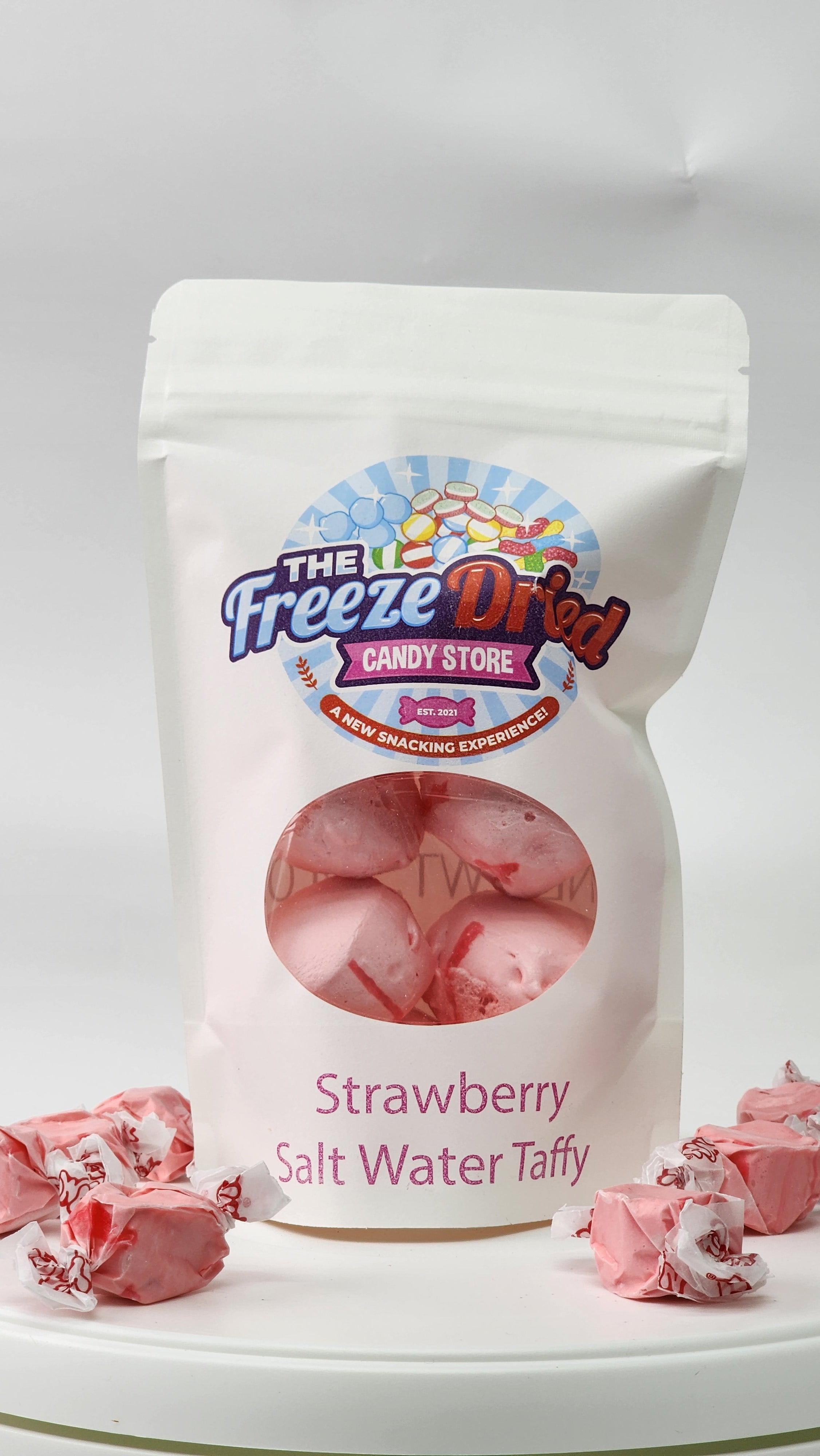 Freeze Dried Candy - Freeze Dried Strawberry Salt Water Taffy