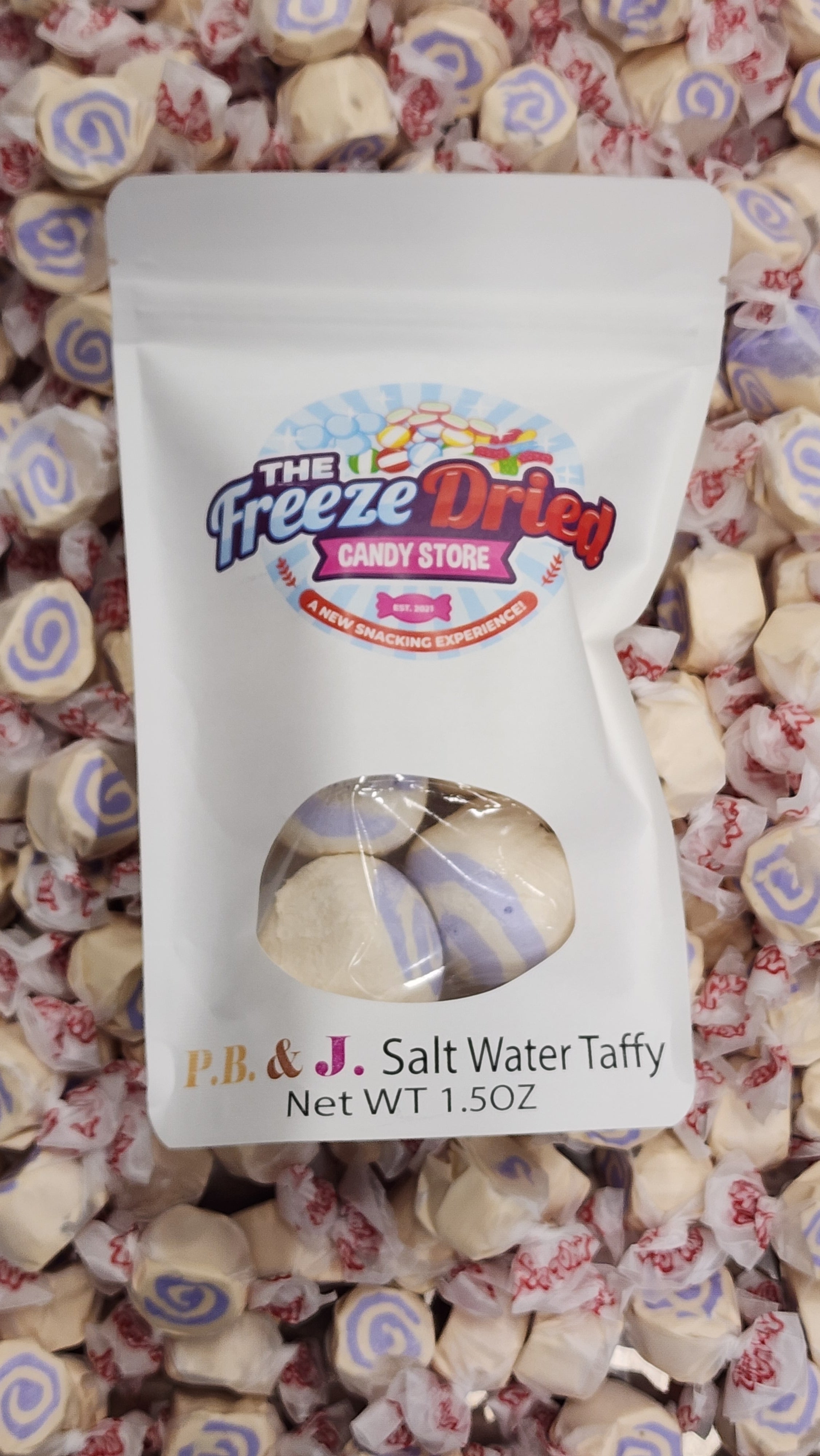 PB&J Salt Water Taffy – The Freeze Dried Candy Store